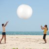 5 Feet White Giant Beach Ball Inflatable Inflatable Ball Massive Beach Decorations Supplies for Water Games Birthday Summer Hawaiian Tropical Party (5 ft)