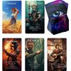 Trikendou The Character Oracle Cards Deck - Tarot Cards for Who Questions, Beginner Oracle Deck, Foiled Oracle Cards with Meaning on Them -78 Role Cards