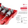 Hornady Custom Grade New Dimension 3-Die Set, 9mm Luger 9x21(.355) (546515) -Caliber Specific Reloading Equipment for Handloaders with Full Length Sizer Die, Seating Die, Sure-Loc Rings, & Storage Box
