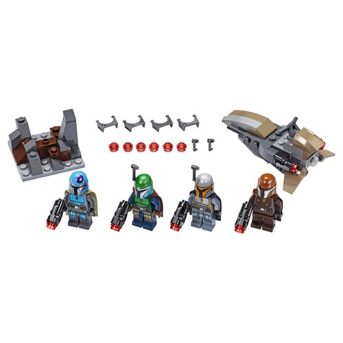 LEGO Star Wars Mandalorian Battle Pack 75267 Mandalorian Shock Troopers and Speeder Bike Building Kit; Great Gift Idea for Any Fan of Star Wars: The Mandalorian TV Series (102 Pieces)