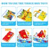 Aiduy Baby Toys 6 to 12 Months - Baby Tissue Box Toys Montessori Toys for Babies 6-12 Months Soft Crinkle Infant Sensory Toys for 1 Year Old Early Learning Toys Baby Boys Girls Gifts