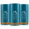 Oars + Alps Aluminum Free Deodorant for Men and Women, Dermatologist Tested and Made with Clean Ingredients, Travel Size, Bergamot Grove, 3 Pack, 2.6 Oz Each