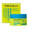 Freeman Makeup Remover + Cleansing Balm, Moisturizing & Nourishing Makeup Remover Balm, Coconut Oil & Vitamin E, Gently Removes Tough Makeup & Cleanses, 1.4 fl.oz./ 42 mL Jar, 1 Count
