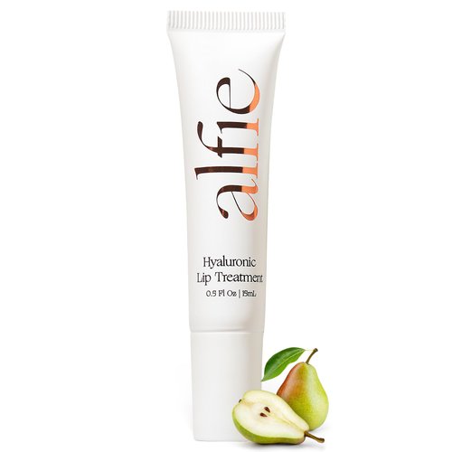 Alfie Hyaluronic Acid Lip Booster -Pear Flavor -15ml/0.5 Fl. Oz -Peptide Lip Treatment -Lip Plumper and Filler -Lip Serum and Moisturizer -Hydrating Treatment for Lip Volume -Vegan Friendly, Non-Toxic