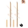 Nude Gel Eyeliner Pencil Set-2Pcs Multi-Use Gel Eye Liner waterline Pen,Long Lasting Waterproof Smudge-proof Water Line Pencil, Professional Eye Makeup Kit for Older Women with Pencil Sharpener-03