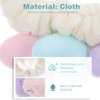 Beaupretty 2pcs Plush Spa Headband Cute Heart Coral Fleece Makeup Headband Soft Elastic Head Wrap Cosmetic Bow Hair Bands Women Facial Hair Scrunchies for Shower (White)