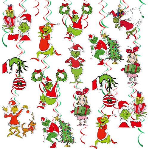 Whoville Christmas Decorations Christmas Hanging Decorations Christmas Party Decorations Merry Ch...