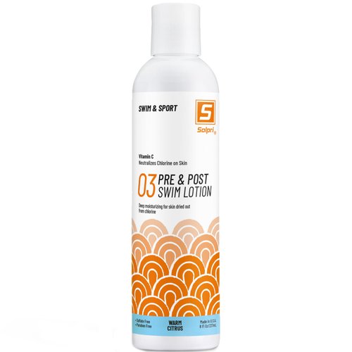 Solpri Pre and After Swim Lotion with Vitamin C 8 Fl Oz - Pre Swim Chlorine Skin Protection, Pre ...