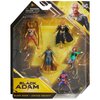 DC Comics, Black Adam Justice Society Set 5-Pack, 2-Inch Action Figures with Stands, Black Adam Movie Collectible Kids Toys, Ages 3 and Up