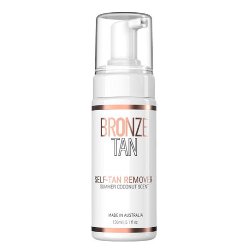 Bronze Tan Self Tan Remover For Fake Tan Streaks, Build Up, Correction, Or Full Removal Of Self Tanner or Bronzer - Summer Coconut Scent (150ML / 5.1 fl oz)