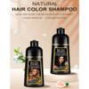 WFWJ Natural Wine Red Hair Dye Shampoo,Magic Hair Dye Shampoo,Colors Hair in 15 Minutes,Long Lasting,500 Ml–3-In-1 Hair Color