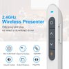 NORWII N27 PowerPoint Clicker with Laser Pointer & 330FT Wireless Range, 2.4GHz Hyperlink Volume Wireless Presenter Remote Presenation Clicker for Laptop Computer Project Geogle Slide