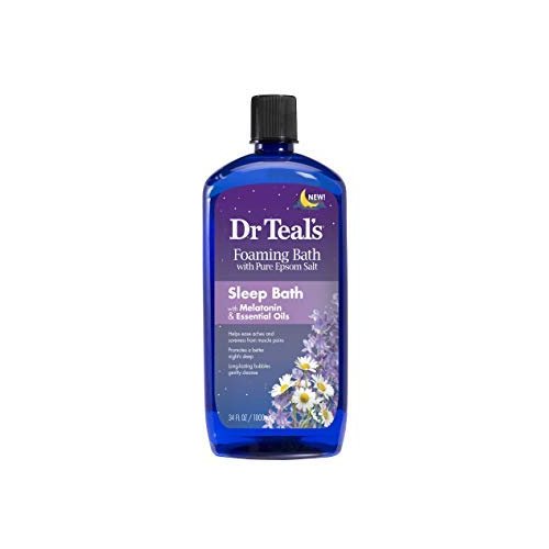 Pure Epsom Salt, Melatonin Sleep Bath with Essential Oil Blend Teal's, 34 fl oz