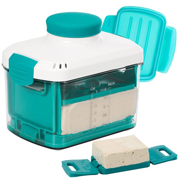 NOYA Adjustable Vegan Tofu Presser to Speed up Removing Water from Silken, Firm, and Extra Firm Tofu in 10-30mins without Crack - BPA Free