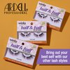 Ardell Winks Half & Half Pre-Cut Lashes Dream, False Eyelashes, DIY Lash Cluster for Cat Eye Look, Wispy Strip, 1-Pack