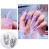 Hacaus 5D Sculpture Gel Nail Polish Modeling Nail Gel Polish Carved Gel Transparent Soft Solid Gel Nail Art Design 01