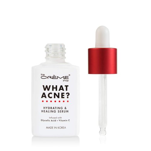The Crème Shop Korean Skin Care | What Acne? - Hydrating & Healing Vitamin C Serum for Acne Treatment, Dull Skin, irritation, Restoring, Calming, Pore Tightening