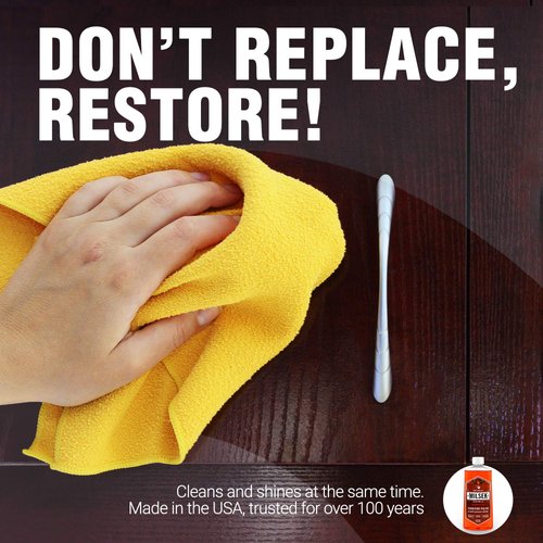 Milsek Furniture Polish and Cleaner with Cinnamon-Raspberry Scent (Holiday Scent), 12 fl oz