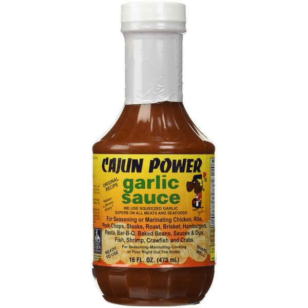 Cajun Power Sauce - Original Garlic Sauce - 16oz