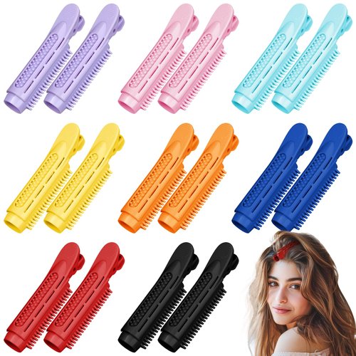 Yuxung 16 Pcs Volumizing Hair Clips for Women Root Clips for Fluffy and Instant Hair Volume Root Lifting Clips Fast Hair Curlers for Bangs and Roots Hair Styling Tools Upgrade Volumizing Roller Clips