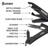 Gerber Gear Dime 12-in-1 Mini Multi-tool - Needle Nose Pliers, Pocket Knife, Keychain, Bottle Opener - EDC Gear and Equipment - Black