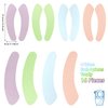 8 Pairs Bathroom Warmer Toilet Seat Cover Pads Washable and Reusable Toilet Seat Cushion Pad Toilet Seat Warmer Cover Bathroom Upgraded Warmer Cushion for Winter Bathroom Toilet, 4 Colors