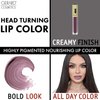 Gerard Cosmetics Color Your Smile Lip Gloss Divalicious | Super Pigmented Mauve Purple Lip Gloss with LED Light and Mirror | Shiny Finish | Hydrating Mauve Lipstick | Cruelty Free and Made in USA