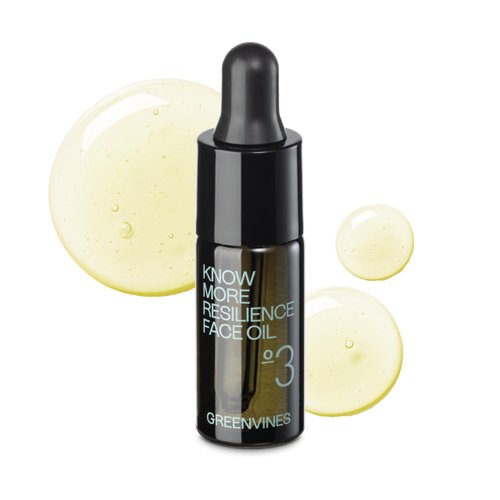Greenvines Resilience Anti Aging Face Oil, Lightweight Facial Oil to Firm Skin & Reduce Fine Lines, Moisturizing Face Oil for Sensitive Skin & All Skin Types, Pregnancy Safe, Vegan, 0.17 Fl oz
