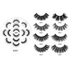 DYSILK False Lashes Fake Eyelashes - Mink Lashes Fluffy 7 Pairs 6D Mink Lashes Wispy Faux Mink Eyelashes Lashes Natural Look Eye Lashes Long Lashes Pack Reusable Eyelashes |007