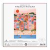 Galison French Riviera – 1000 Piece Puzzle Fun and Challenging Activity with Bright and Bold Artwork of French Architecture by The Sea for Adults and Families