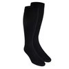 Truform Compression Socks, 15-20 mmHg, Men's Dress Socks, Knee High Over Calf Length, Black, Medium