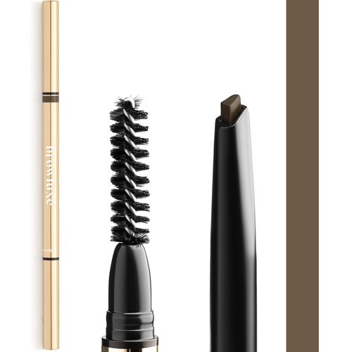 Browluxe Eye Brow Pencil, Ultra Thin Precision Eyebrow Pencil, Long Lasting, Waterproof Eyebrow Makeup, Nourishing Brow Definer Pencil in Shade Taupe