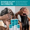 Love This – All Natural Shampoo and Conditioner Set Sulfate Free with Shea Butter, Keratin, Argan, Biotin and Zinc for Hair Growth and Thinning in Peppermint Scent | 32 Ounce (Oz)