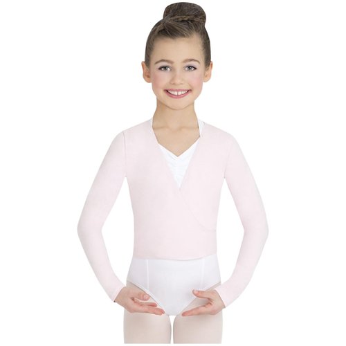 Capezio Little Girls' Classics Wrap Top, Pink, Small
