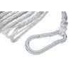 Attwood 11714-2 Hollow Braided Polypropylene Anchor Line 1/4" x 50', White