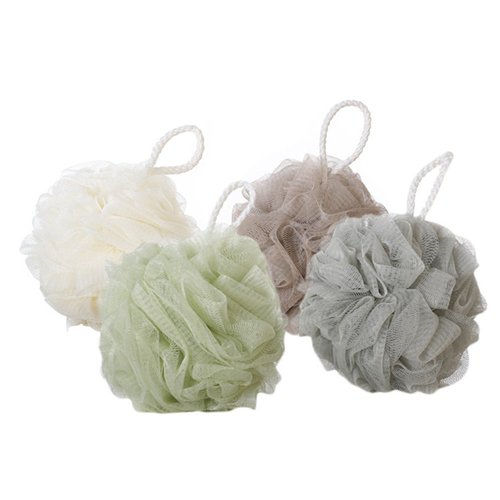 SPHTOEO Bath Shower Sponge Loofahs Mesh Pouf Shower Bath Ball Brush (Green)