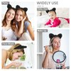 WHAVEL Cat Ears Plush Cat Ears Headband Spa Headband Cute Animal Ears Headband Face Wash Headband Cat Headband Costume Cosplay Cat Costume Party Supplies Halloween
