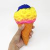 Magik Scented Jumbo Squishies Unicorn Bear Ice Cream Cone Galaxy Toys Cute Slow Rising Squishy Kids Children Adult for Holiday and Stress Relieve (Ice Cream Pink/Yellow/Blue, 7.48 x 4.13 Inch)