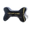 Vanity Fur Pet Shop 2-in-1 Interactive Plush Dog Toy, Stuffed Squeaky Enrichment Chew Toys, Fashion Designer Parody Dog Toy, Squeaker and Rubber Bone Inside | Yves Saint Le-Rawr