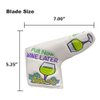 Giggle Golf Blade Putter Cover | Golf Bag Accessory | Great Golf Gift for Women & Men (Putt Now, Wine Later)