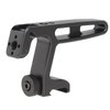 FocusFoto Mini Top Handle with two 1/4"-20 Screws Thread Lock Mount for Lightweight Vlogging Cameras, Camera Cage Rig, Top/Side Hand Grip with Cold Shoe& 1/4"-20 & 3/8"-16 Locating Holes for Arri Type