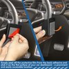 Faguan In-car key organizer and key card holder, mounted on the dashboard for clear visibility and easy access, reducing the risk of forgetting keys or leaving the vehicle running when departing