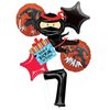 Mayflower Ninja Birthday Party Supplies Have A Happy Kickin 7th Birthday Balloon Bouquet Decorations