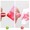 1800 PCS Lint Free Nail Wipes, Gel Nail Polish Remover Wipes, Absorbent Soft Non-woven Fabric Nail Cleaning Pads Lash Glue Wipes Cleaning Pads, Eyelash Extension Glue Wipes for Lash Extension Supplies