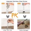 Soap Dispenser for Kitchen Sink Brushed Nickel GAPPO Stainless Steel Countertop Pump Hand Lotion Built in Bottlend Lotion Built in Bottle