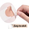 60 Pieces Adhesive Patches Breathable Sensor Patches Pre-Cut Adhesive Covers Shower Waterproof Tape Continuous Glucose Monitor Protection Without Hole, Beige