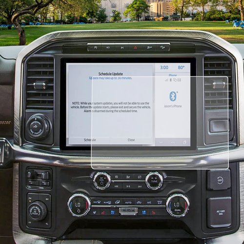 Carwiner Screen Protector for 2021-2024 Ford F-150 12In Navigation Display Tempered Glass F150 SYNC4 Touchscreen Protector Accessories (Matte)