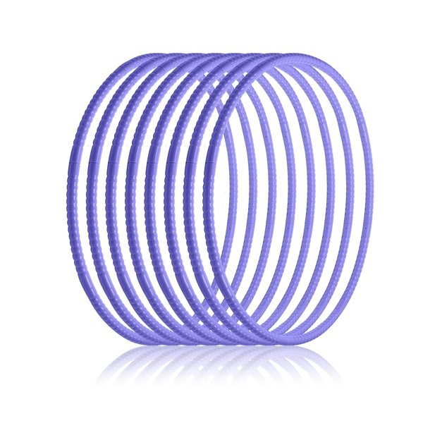 8 Pcs Toy Hoops for Kids, Detachable Adjustable Toy Plastic Hoop, Colored Exercise Hoop Circles for Teens Adults Games Gymnastics Dog Pet Training Agility Equipment Christmas Party Favors(Purple)