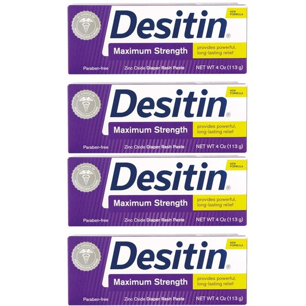 DESITIN Maximum Strength Diaper Rash Paste 4 Pack (4 Ounce)
