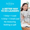 Tru Earth Compact Dry Laundry Detergent Sheets - Up to 64 Loads (32 Sheets) - Paraben-Free - Original Eco-Strip Liquidless Laundry Detergent, Travel Laundry Sheets - Fresh Linen